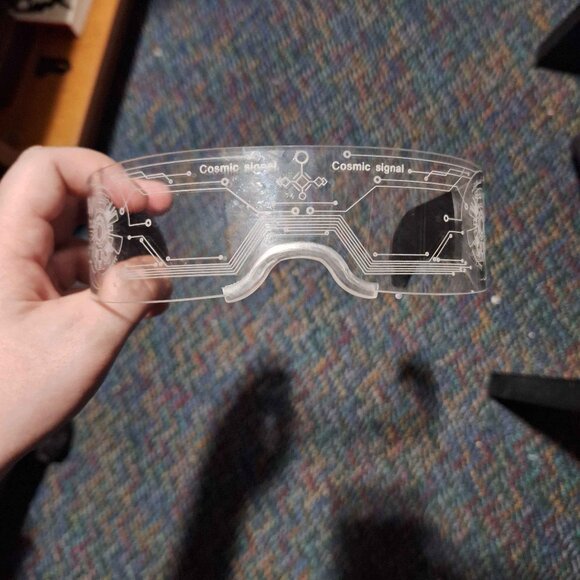 LED Cyberpunk Visor - Picture 2 of 6